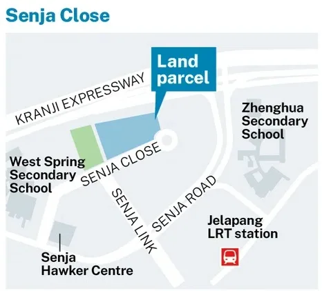 Senja Close EC location at Senja Close, Bukit Panjang