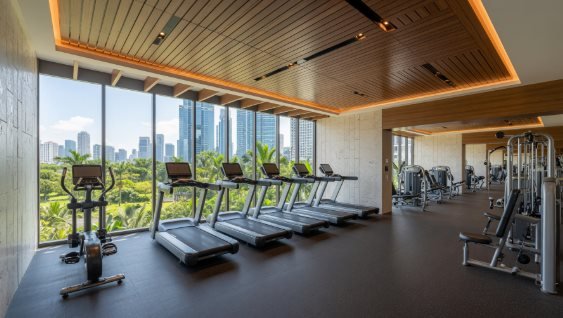 Wynwood Grand Executive Condominium — artist's impression of the residents' indoor gymnasium